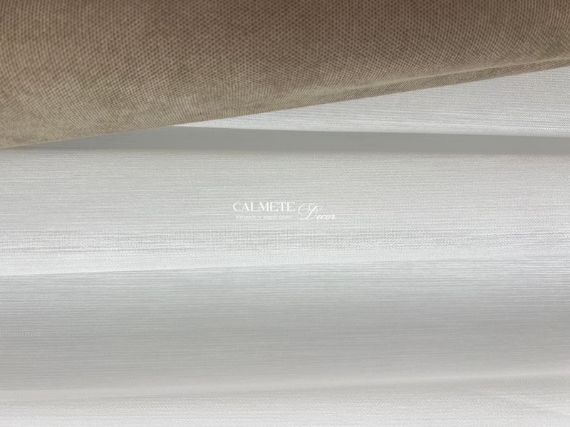 Однотонний тюль Double linen креп #253 фото