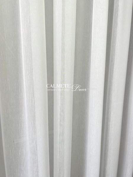 Однотонний тюль Linen креп #50 фото